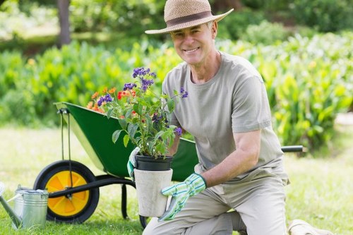 Rich, fertile soil being prepared for planting